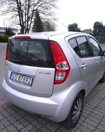 Suzuki Splash cena 10500 przebieg: 199000, rok produkcji 2009 z Słupsk małe 742